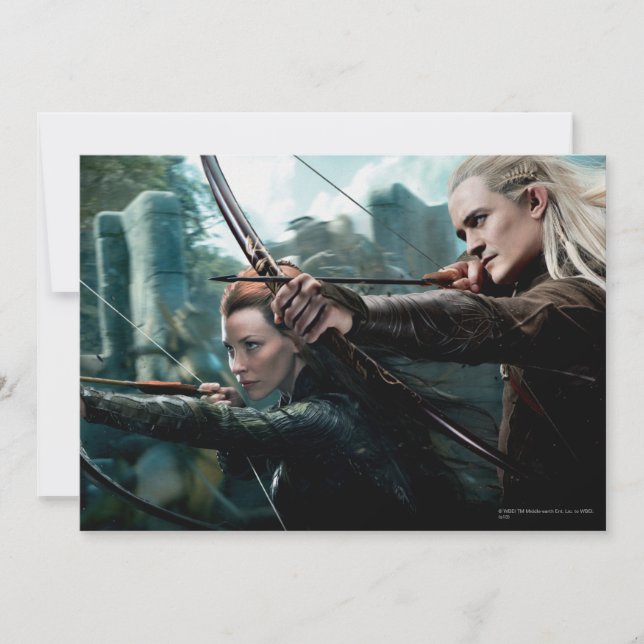 POSTER de películas TAURIEL™ y LEGOLAS GREENLEAF™ (Anverso)