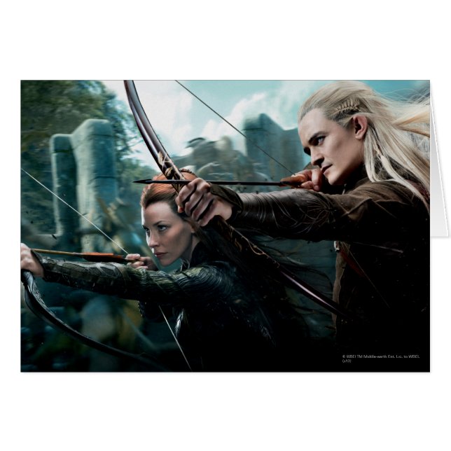 POSTER de películas TAURIEL™ y LEGOLAS GREENLEAF™ (Anverso (Horizontal))