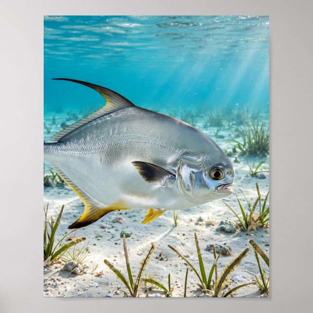 Póster de Permit Sand Flat Keys de Florida Man (Frente)