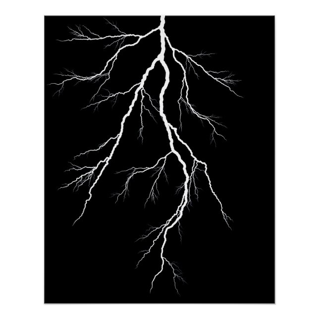 Póster ☔ de perno relámpago (Anverso)