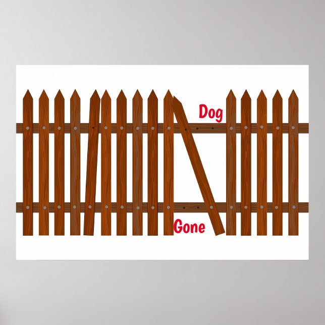 Póster de Perro Perdido (Frente)