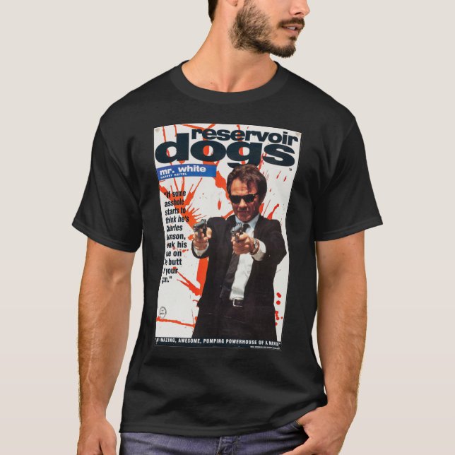 Poster de Perros de Reserva - Camiseta White Premi (Anverso)