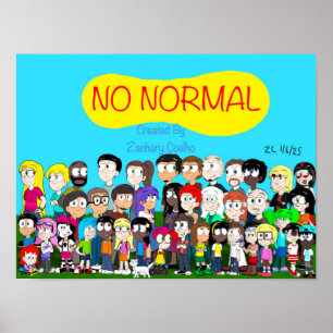 Póster de Personajes No Normales