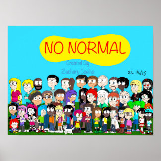 Póster de Personajes No Normales