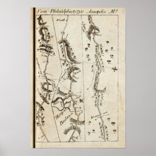 Póster De Philadelphia a Md 57 de Annapolis