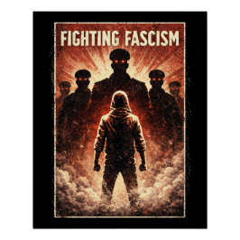 Póster De pie contra la oscuridad