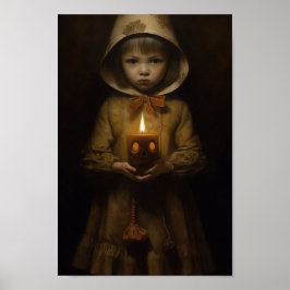 Póster De pie en la oscuridad