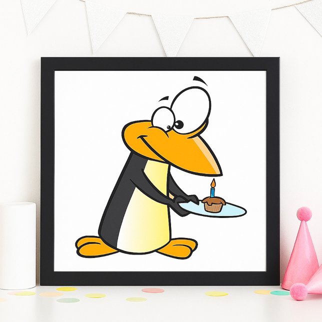 Póster de pingüino con magdalena (Subido por el creador)