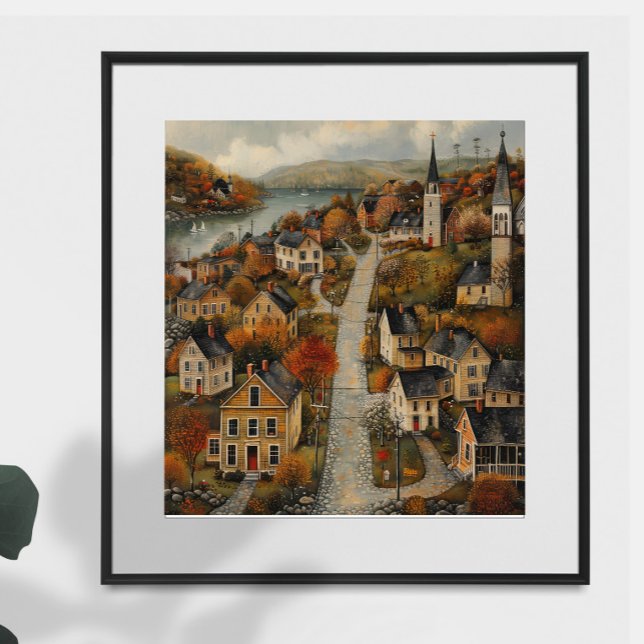 Poster de pintura al óleo de arte popular de la ci (Subido por el creador)