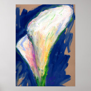 Poster de pintura de arte Tuxedo Cuff Lily