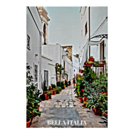 ** Poster de pintura de plantas de la Italia AP12