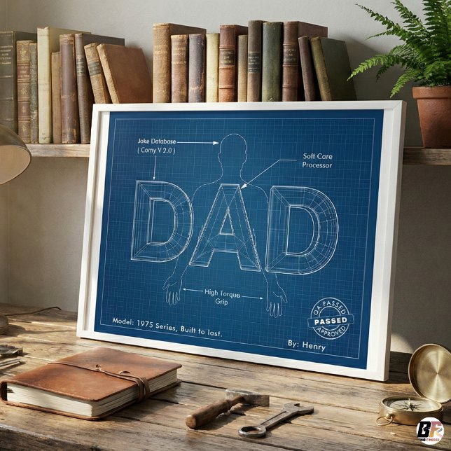 Póster de Plano Personalizado de Papá - Divertido  (Subido por el creador)