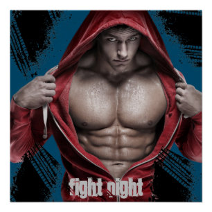 Poster de plantilla de evento de deporte nocturno