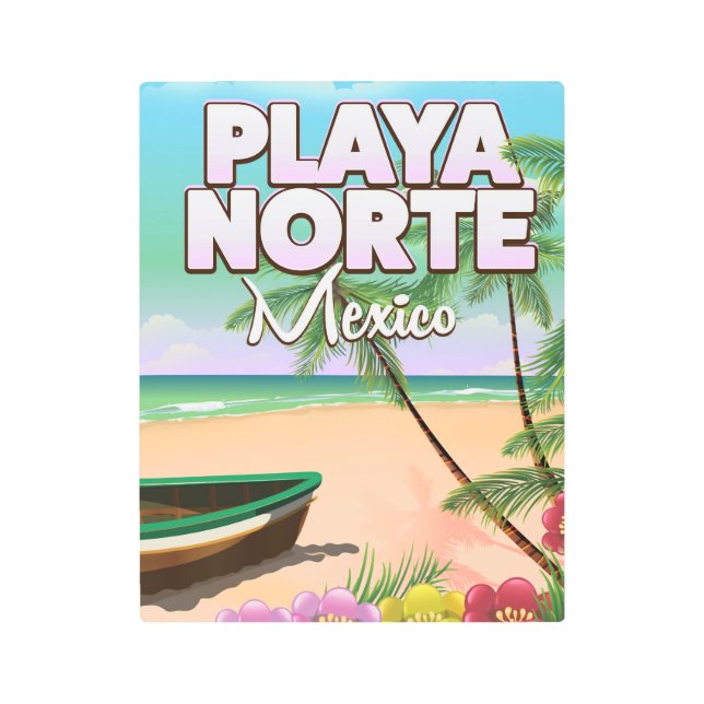 Poster de Playa Norte Mexicana (Anverso)