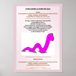 Póster de Poema de Gusano
