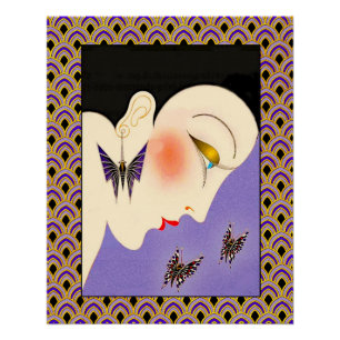 Poster de portada de la revista Art Deco Vintage.