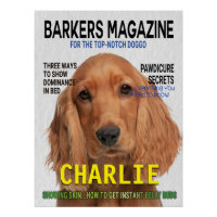 Poster de portada de la revista Cocker Spaniel Par