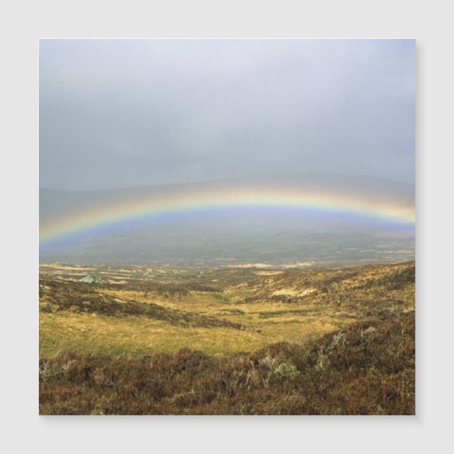 Poster de postales Rainbow Rannoch Moor Scotcard (Anverso)