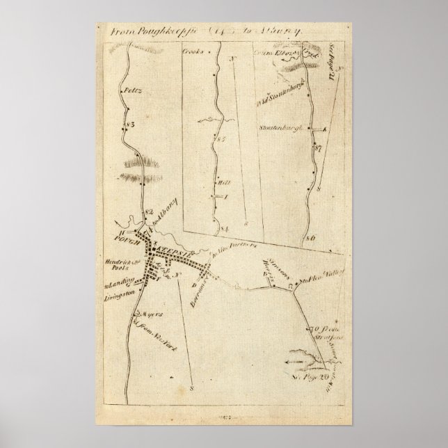 Póster De Poughkeepsie a Albany 14 (Frente)