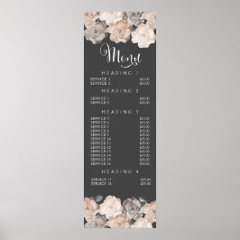 Póster de Precios de Belleza de Cabello para Impri