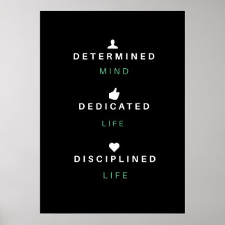 Poster de presupuesto motivacional | Arte mural