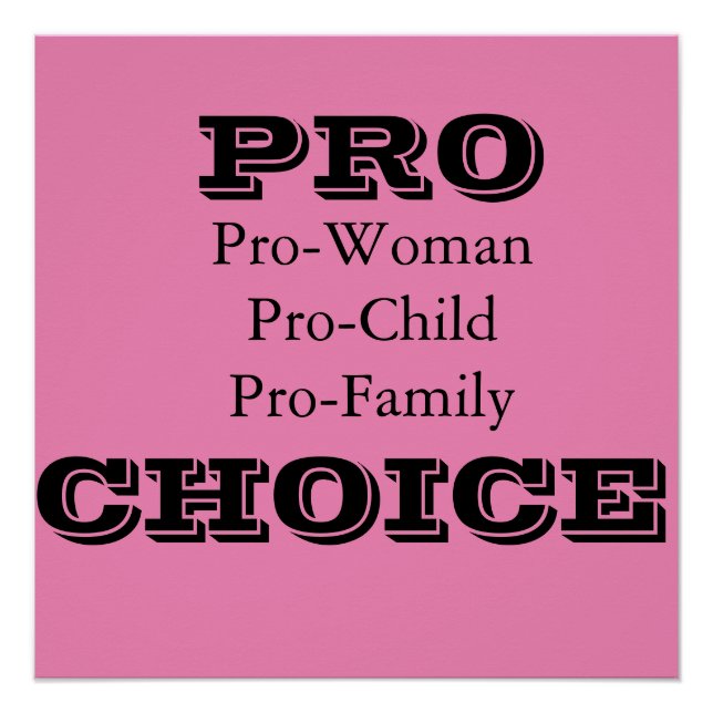 Poster de Pro-Choice (Anverso)
