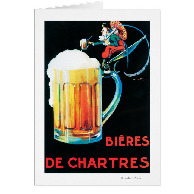 Poster de promoción de cervezas de Chartres (Frente)
