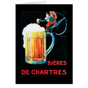 Poster de promoción de cervezas de Chartres
