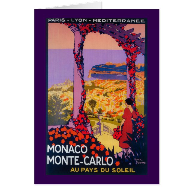 Poster de promoción de viajes (Frente)