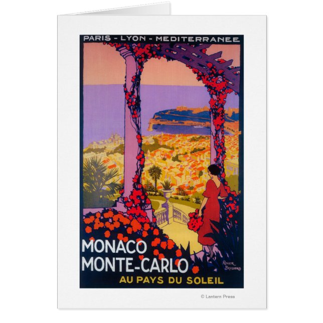 Poster de promoción de viajes (Frente)