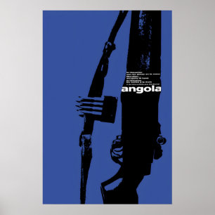 Póster de propaganda africana de los años 70 ¡Libe