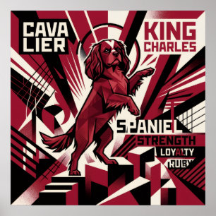 Póster de propaganda del Cavalier King Charles Spa