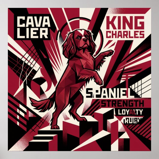 Póster de propaganda del Cavalier King Charles Spa (Frente)