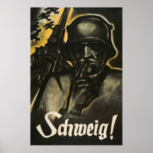 Póster de propaganda imperial alemana de la Primer