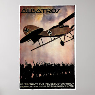 Póster de propaganda imperial alemana de la Primer