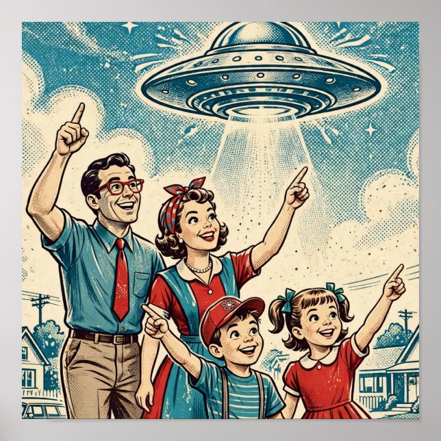 Póster de PSA de Críptido de la Era Atómica (Frente)