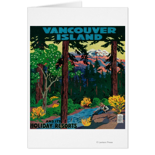 Poster de publicidad de la isla de Vancouver (Frente)