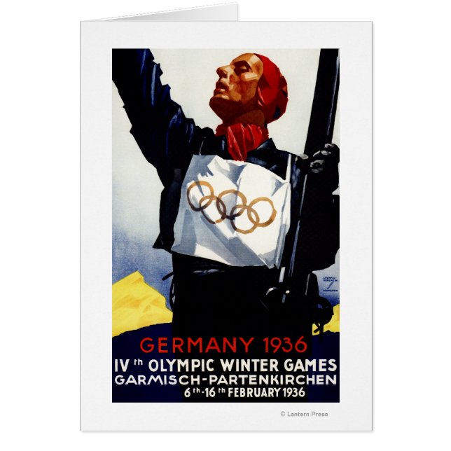 poster de publicidad de los Juegos Olímpicos de In (Frente)