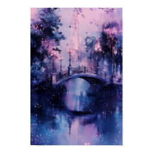 póster de puente púrpura