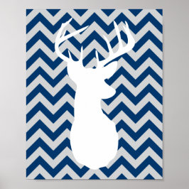 Póster De qué están hechos los niños Estampado Chevron