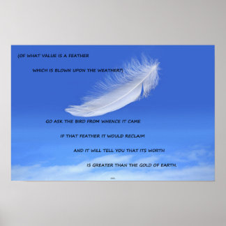 Póster De qué valor