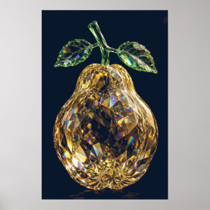 Póster de Quince Cristalino — Cosecha de Cristal