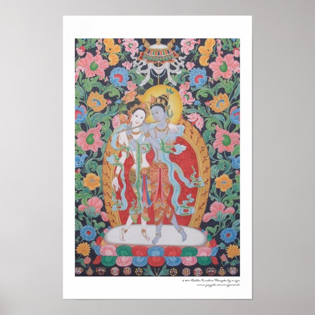 Póster de Radha-Krishna (Frente)