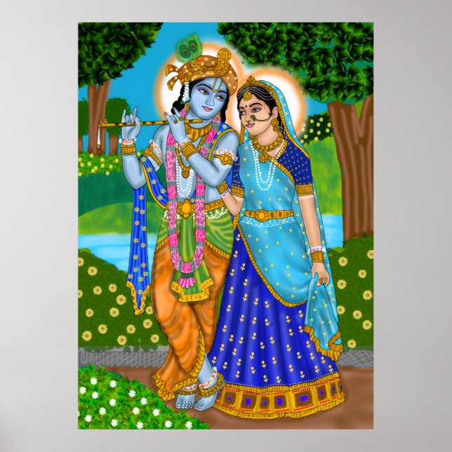 Póster de Radha Krishna (Frente)