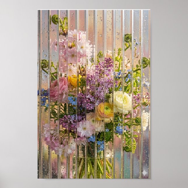 Póster de ramo floral de primavera (Frente)