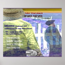 Póster De ratones y hombres idioms