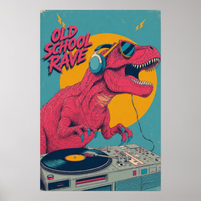 Póster de Rave Old School (Frente)