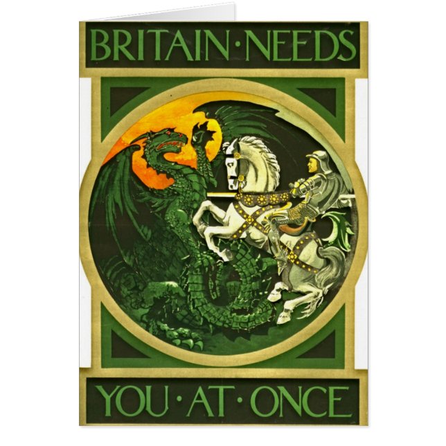 Poster de reclutamiento británico 1915 (Frente)