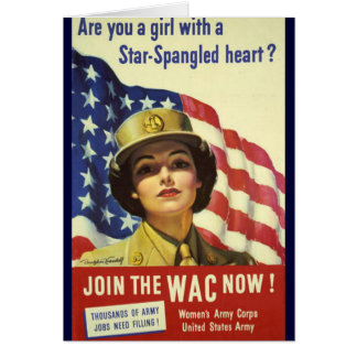 Poster de reclutamiento de WAC