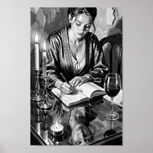 Póster de Reflexiones a la Luz de las Velas en Sil